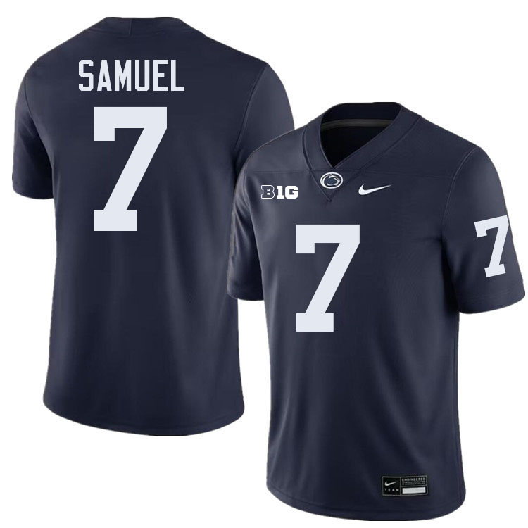 Lyrick Samuel Penn State Jersey,PSU Nittany Lions #7 Lyrick Samuel Football Uniforms-Navy